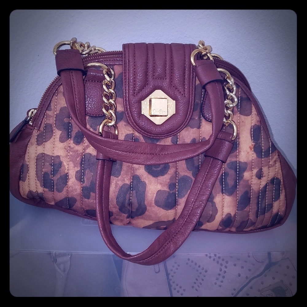 Cheetah print bag